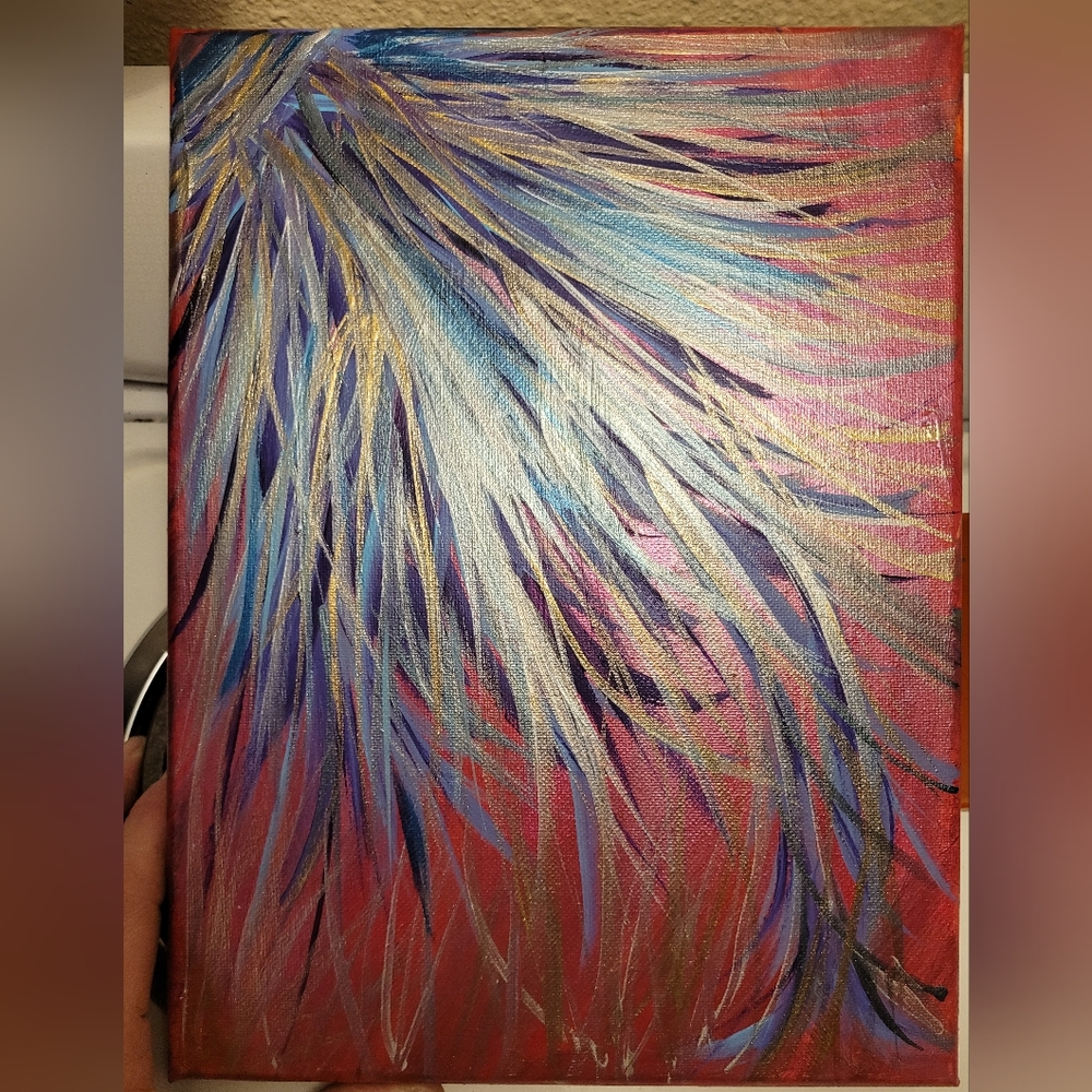 Original Artwork * Abstract Painting * Acrylic on Canvas on wood frame, 8×10 ajz